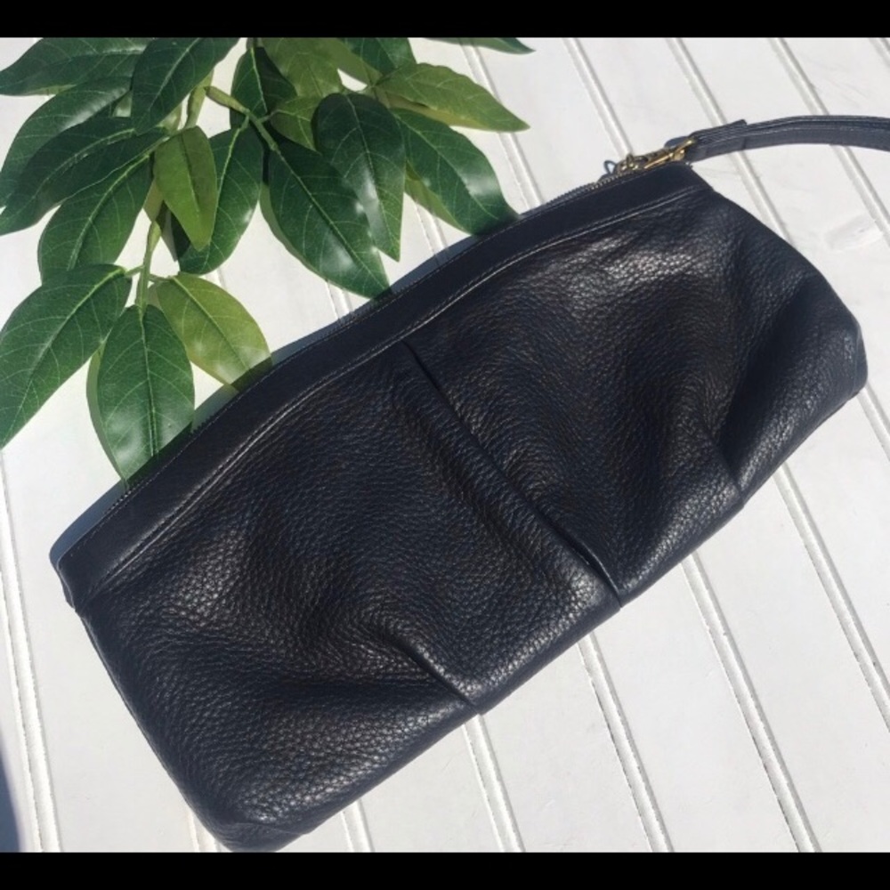 Hobo Leather Wristlet Or Clutch
